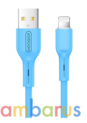 Дата-кабель Joyroom S-M357 Strong elastic data cable lightning (Синий) | фото №0