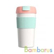 Термокружка Xiaomi Kiss Kiss Fish Rainbow 490ml (Pink Mint) | фото №0