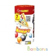 СуперСалют СС7054 Батарея салютов Азарт (0,8" х7) Фейерверк | фото №0