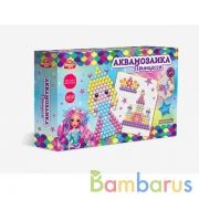 Набор д/детского тв-ва аквамозаика 600 бусин, принцесса МУЛЬТИ АРТ в кор.24шт | фото №0