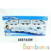 Железная дорога на бат. со звуком в пак. в кор.36шт | фото №0