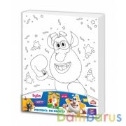 Набор д/дет тв-ва мультиарт БУБА холст для росписи 15*20 см, буба MultiArt в кор.48шт | фото №0