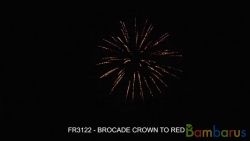 fr3122 (Шар 3") BROCADE CROWN TO RED | фото №0