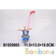 Каталка с ручкой, в ассорт. в пак. в кор.2*45шт | фото №0