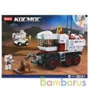 Конструктор пласт. машина с фигурками, 354дет. в русс. кор. в кор.16шт | фото №0