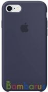 Чехол для Apple iPhone 7/8/SE 2020 Silicon Case Protect (Темно-синий) | фото №0