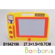 Доска для рисования, ручка, 3 печати, цвет в ассорт. в пак. в кор.4*36шт | фото №0