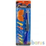 Ружьё с мягкими пулями и кеглями, с очками на карт. ТМ "ИГРАЕМ ВМЕСТЕ" в кор.2*36шт | фото №0