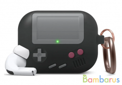 Чехол Elago для AirPods Pro Unique AW5 Game console Silicone hang case (Черный) | фото №0