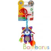 Текстильная игрушка подвеска с погремушками енот на блистере Умка в кор.250шт | фото №0