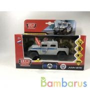 Машина металл свет-звук ВПК АМН ПОЛИЦИЯ 12 см, двери, багажник, сер, кор. Технопарк в кор.2*36шт | фото №0