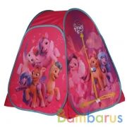 Палатка детская игровая МОЙ МАЛЕНЬКИЙ ПОНИ 81х90х81см, в сумке Играем вместе в кор.24шт | фото №0