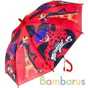 Зонт дет. "Играем вместе" "леди баг" 45см, со свистком в кор.120шт | фото №0