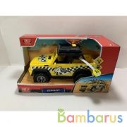 Машина пластик свет-звук ДЖИП 20,5см,  инерц., откр. кузов, двери, кор. Технопарк в кор.24шт | фото №0