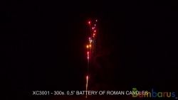 XC3001 roman candles orange 0,5" | фото №0