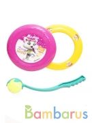 ИГРУШКА НАБОР ИГРОВОЙ №1  МИЛЕДИ  (КОЛЬЦО+ФРИСБИ+БРОСАТЕЛЬ С МЯЧОМ) ЛИЦЕНЗИЯ 44 КОТЕНКА в кор.15шт | фото №0