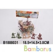 Набор солдатиков в пак. в кор.4*144шт | фото №0