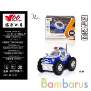 Машина-перевертыш полиция на бат. свет+звук, цвет в ассорт. MY66-174 d в кор. в кор.2*60шт | фото №0