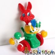 КАТАЛКА ЗАЯЦ СО ЗВОНКОМ в кор.50шт | фото №0