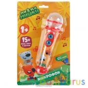 Микрофон Ми-ми-мишки 6 песен из м/ф,фразы героев.свет.блист.бат. Умка в кор.72шт | фото №0