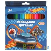 Цветные карандаши ХОТ ВИЛС 24цв, шестигран Умка в кор.20*6шт | фото №0