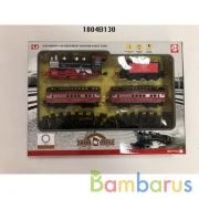 Железная дорога на бат. свет+звук PYL8 в кор. в кор.24шт | фото №0