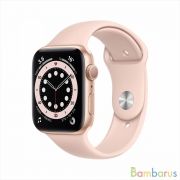 Часы Apple Watch Series 6 GPS 40mm Aluminum Case with Sport Band Gold / Pink Sand (Золотистый / Розовый песок) | фото №0