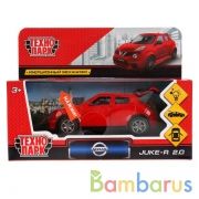 Машина металл свет-звук NISSAN JUKE-R 2.0 12 см, двери, багаж, красный, кор. Технопарк в кор.2*36шт | фото №0