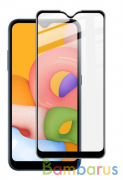 Защитное стекло для Samsung Galaxy M01 (2020) (Черная рамка) | фото №0