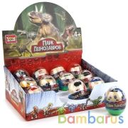 КОНСТРУКТОР "ГОРОД МАСТЕРОВ" ДИНОЗАВРЫ, 73-106ДЕТ. В ЯЙЦЕ В ДИСПЛЕЕ (РУСС. УП.) УП-12ШТ в кор.2*6уп | фото №0