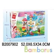 Конструктор пласт. замок, с фигурками и аксесс., 605дет. в кор. в кор.9шт | фото №0