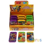 Мини телефончики МУЛЬТ сказочный патруль.мимимишки в дисплее. на бат Умка уп-12шт в кор.36уп | фото №0