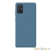 Чехол Deppa для Samsung Galaxy A51 Liquid Silicone Case (Синий) | фото №0