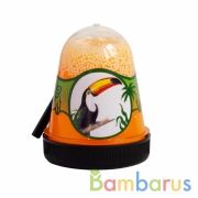 ИГРУШКА ТМ SLIME "JUNGLE" С БЕЛЫМИ ПЕНОПЛАСТОВЫМИ ШАРИКАМИ (ТУКАН) 130 Г в кор.32шт | фото №0