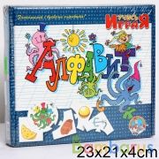 АЛФАВИТ. НАСТОЛЬНАЯ ИГРА СЕРИИ "УЧИСЬ, ИГРАЯ!" (М/Г) 00071 в уп.14шт | фото №0