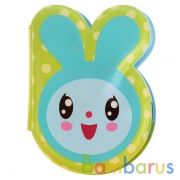 "Умка". Малышарики. Книга-пищалка для ванны с вырубкой в виде героя. Формат: 14х10см 8стр в кор.60шт | фото №0