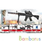 Автомат с лазер. и оптич. прицелом, с глушителем, на подставке в пак. в кор.2*30шт | фото №0