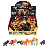 ДИКОЕ ЖИВОТНОЕ "ИГРАЕМ ВМЕСТЕ" 10СМ, В АССОРТ. В РУСС. ДИСПЛЕЕ УП-84ШТ в кор.10уп | фото №0