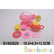 Набор посуды пластик, цвет в ассорт. H1597A в сумке в кор.2*72шт | фото №0