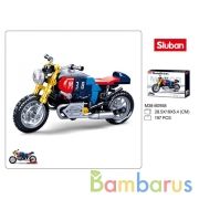 Конструктор мотоцикл, 197дет. в русс. кор. в кор.36шт | фото №0