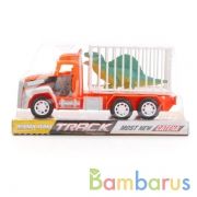 Машина инерц. грузовик с динозавром, цвет в ассорт. 922-13 в пласт. 22,5*9*11,5см в кор.2*72шт | фото №0