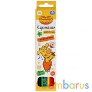 Цветные карандаши Оранжевая корова 6цв, трёхгран. в кор. Умка в кор.20*24шт | фото №0