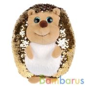 Игрушка мягкая Ёжик из пайеток 19см, без чипа, в пак. Мульти-пульти в кор.30шт | фото №0