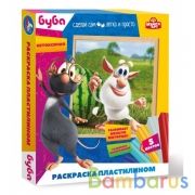 Набор для детского тв-ва, БУБА раскраска пластилином МУЛЬТИ АРТ в кор.10шт | фото №0