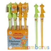 Мыльные пузыри гиганты Оранжевая корова в колбе 120мл в дисплее Играем вместе уп-16шт в кор4уп | фото №0