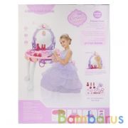 Набор игровой туалетный столик, на бат. свет+звук, с зеркалом, табуретом YL80013 в кор. в кор.6шт | фото №0