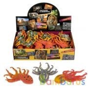 Игрушка пластизоль тянучка "Играем вместе" осьминог 17см, 3асс. в дисплее уп-24шт в кор.10уп | фото №0