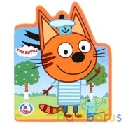 "Умка". Три кота. Урожай. Книжка EVA с фигурной вырубкой. 96x117мм, 4 разворота в кор.2*30шт | фото №0