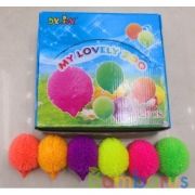 Игрушка ёжик со светом, 6 цветов, в дисплее, в кор ИГРАЕМ ВМЕСТЕ уп-12шт в кор.12уп | фото №0