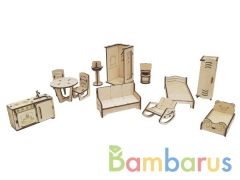 Конструктор "Мебель для кукол Ассорти" в кор.100шт | фото №0